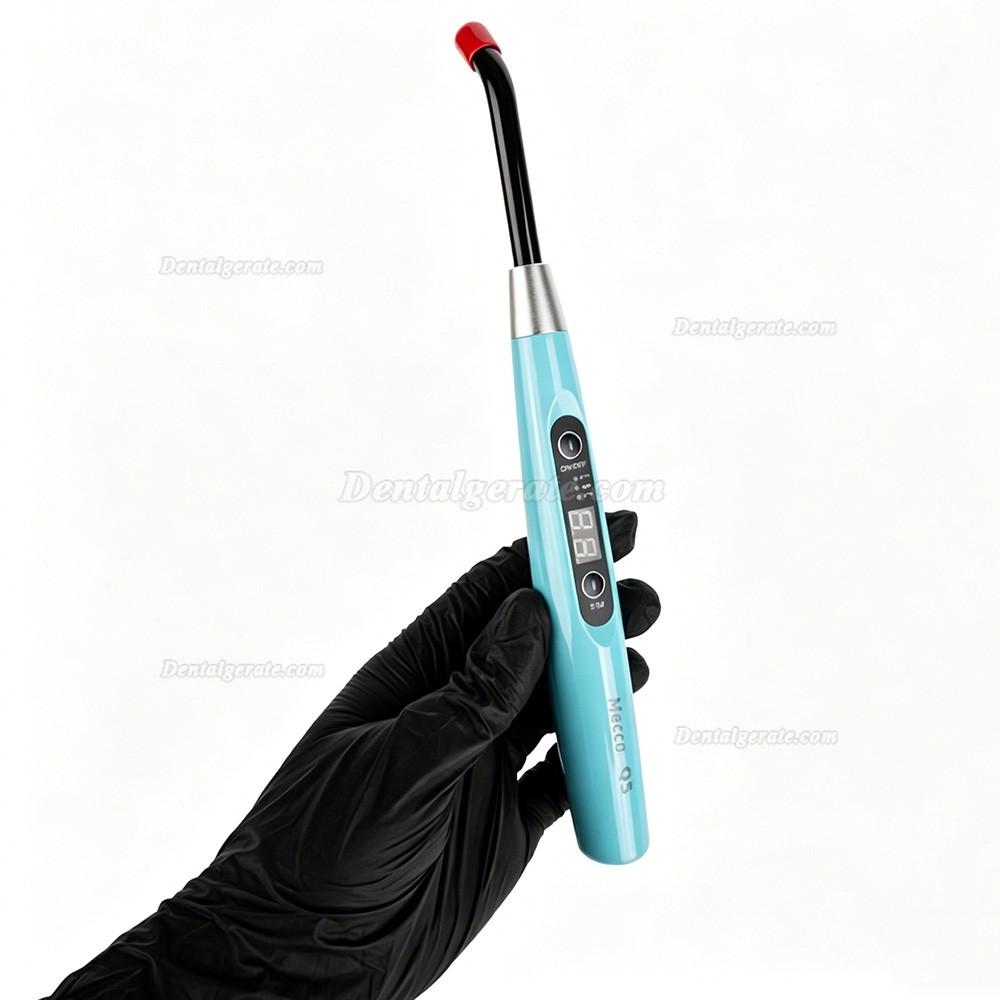 Mecco Q5 LED-Polymerisationslampe Dental (max. 1600 mW/cm&sup2;) mit integriertem Radiometer